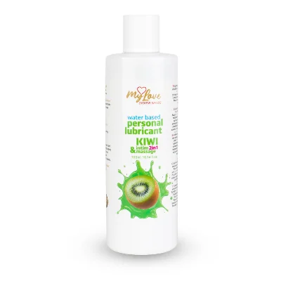 2в1 лубрикант та масажний гель - MyLove Aroma Series Intim&Massage Kiwi, 300 мл