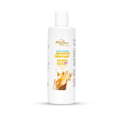 2в1 лубрикант та масажний гель - MyLove Aroma Series Intim&Massage Eggnog, 300 мл