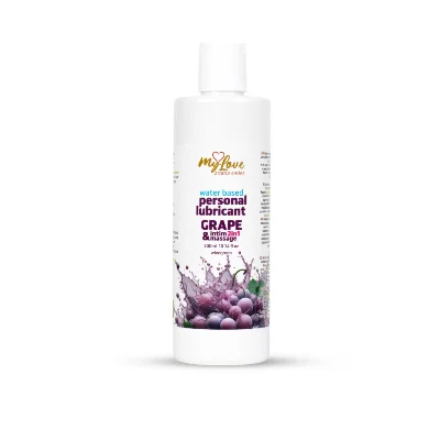 2в1 лубрикант та масажний гель - MyLove Aroma Series Intim&Massage Grape, 300 мл