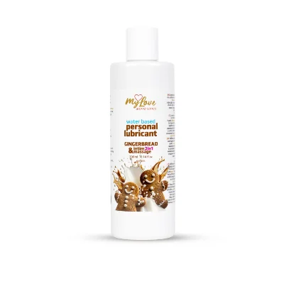 2в1 лубрикант та масажний гель - MyLove Aroma Series Intim&Massage Gingerbread, 300 мл