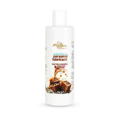 2в1 лубрикант та масажний гель - MyLove Aroma Series Intim&Massage Salted Caramel, 300 мл