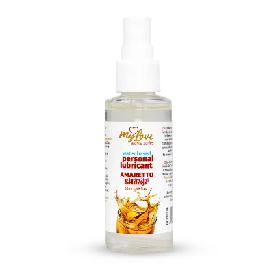 2в1 лубрикант та масажний гель - MyLove Aroma Series Intim&Massage Amaretto, 50 мл