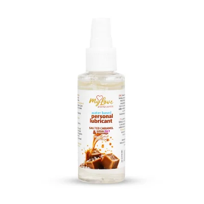2в1 лубрикант та масажний гель - MyLove Aroma Series Intim&Massage Salted Caramel, 50 мл