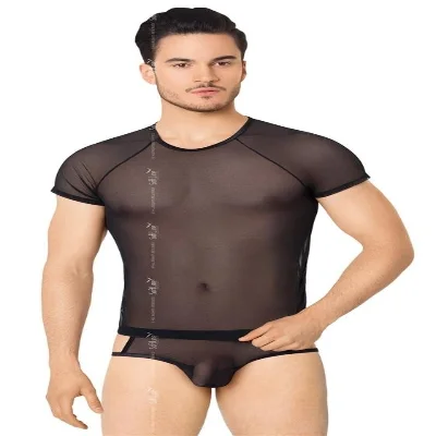Комплект білизни - Shirt and Shorts 4607, black M/L