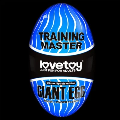 Мастурбатор - Traning Master Giant Egg Masturbator Blue