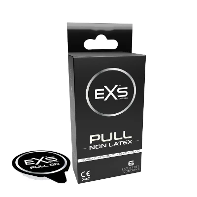 Презервативи - EXS Pull Non-Latex, 6 шт.