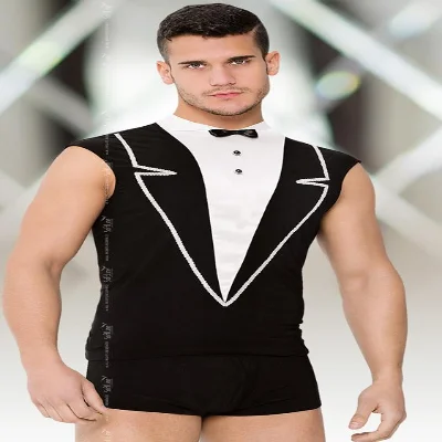 Рольовий костюм - Shirt and Shorts 4604, black M/L