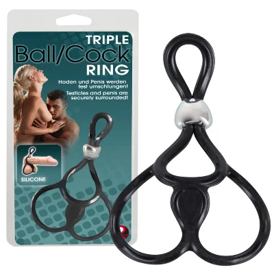 Эрекционная петля - Triple Ball and Cock Ring