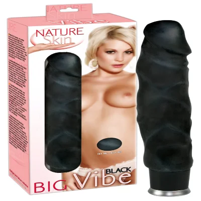 Вібратор - Nature Skin Big Vibe Black