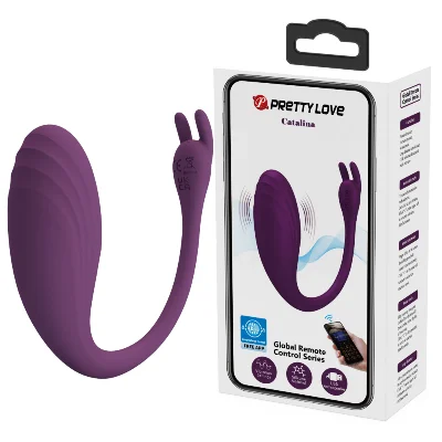 Вібратор - Pretty Love Catalina Stimulator Dark Purple (App)