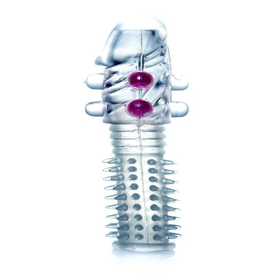 Насадка на член - Penis Sleeve Beaded Clear