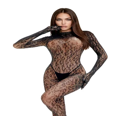 Бодістокінг - Bodystocking 214085, black - One Size