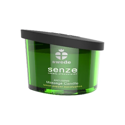 Масажна свічка - Swede Senze Arousing Lemon Pepper Eucalyptus, 150 мл