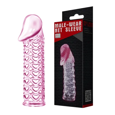 Насадка на член - Male-Wear Net Sleeve Pink