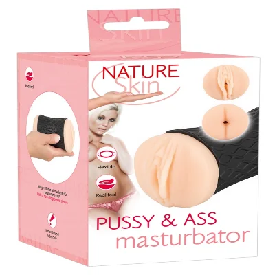 Мастурбатор вагіна і анус - Nature Skin Pussy & Ass Masturbator