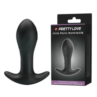 Анальна пробка - Pretty Love Anal Plug Massager Black