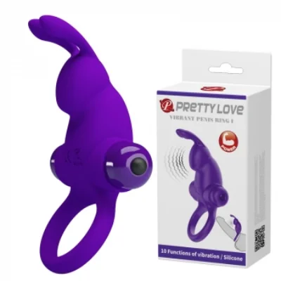 Ерекційне кільце - Pretty Love Vibrant Penis Ring I Purple