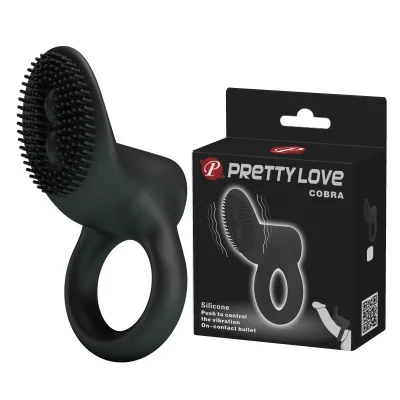 Ерекційне кільце - Pretty Love Cobra Penis Ring Black