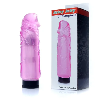 Вібратор - Juicy Jelly Multispeed Pink, 22 см
