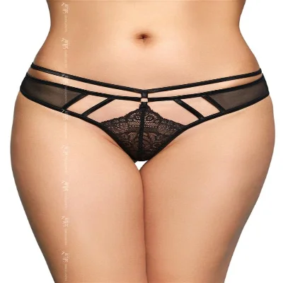 Жіночі стрінги - G-String 2490, black S/M