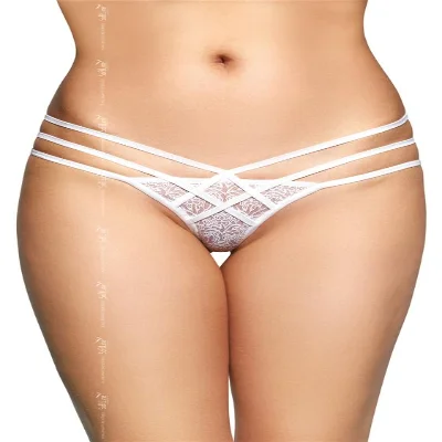 Жіночі стрінги - G-String 2492, white S/M