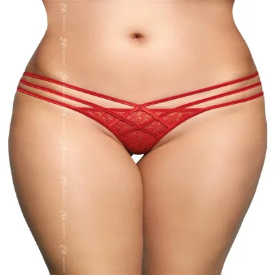 Жіночі стрінги - G-String 2492, red S/M