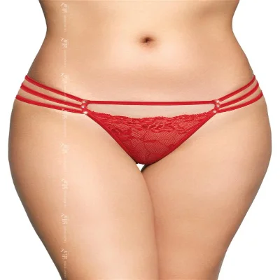 Жіночі стрінги - G-String 2493, red S/M