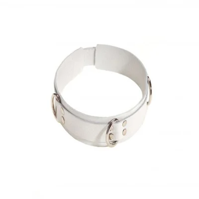 Нашийник Slave Leather Collar White