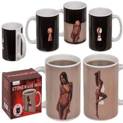 Чашка з термоефектом Stoneware Mug Stripper Girl, 300 мл
