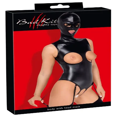 Боді з маскою - 2480484 Bad Kitty Body & Mask, black L