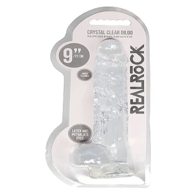 Фалоімітатор - Realrock Dildo 9" Transparent