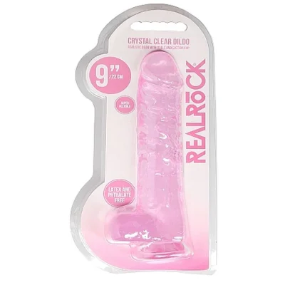 Фалоімітатор - Realrock Dildo 9" Pink