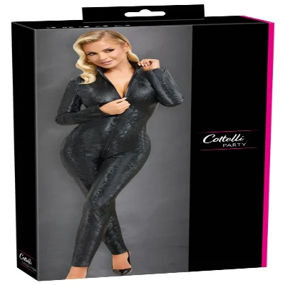 Комбінезон - Cottelli Collection Jumpsuit Snake Black L
