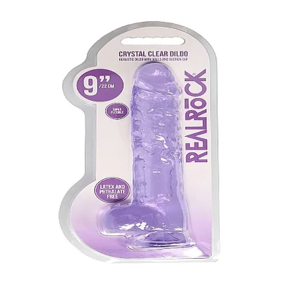 Фалоімітатор - Realrock Dildo 9" Purple