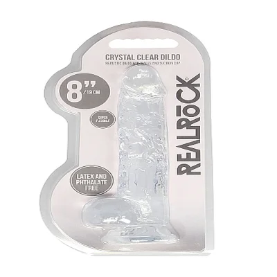 Фалоімітатор - Realrock Dildo 8" Transparent