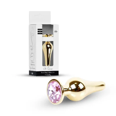 Анальна пробка - Jewellery Gold BUTT PLUG- Rose
