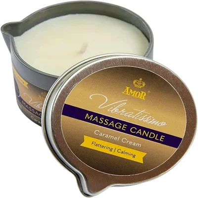 Масажна свічка - Vibratissimo Caramel Cream, 100 мл