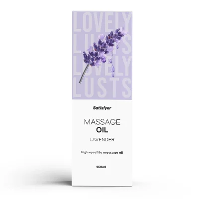 Масажна олійка - Satisfyer Massage Oil Lavender, 250 мл (04.2027)