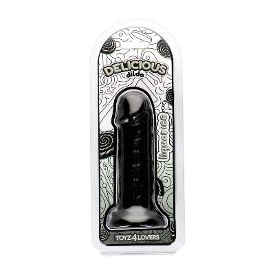 Фалоімітатор з ароматом лакриці - Toyz4lovers Delicious Dildo Liquorice, 15 см