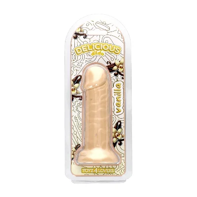 Фалоімітатор з ароматом ванілі - Toyz4lovers Delicious Dildo Vanilla, 15 см