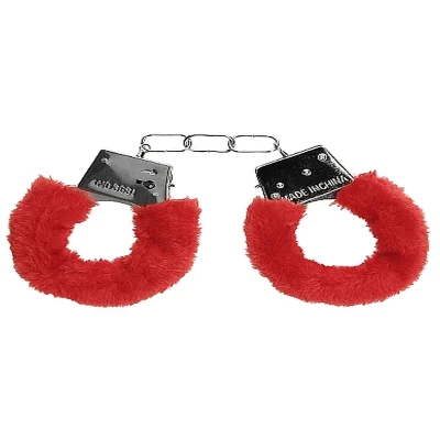 Наручники - Ouch! Beginner's Handcuffs Furry Red