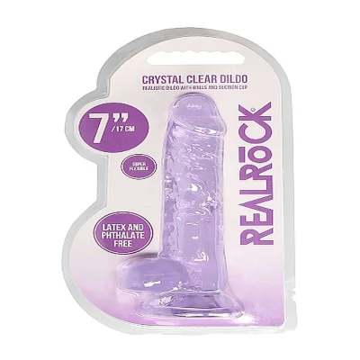 Фалоімітатор - Realrock Dildo 7" Purple