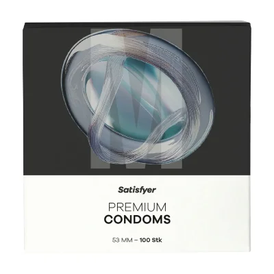 Презервативи - Satisfyer Premium Condoms 53 мм (M), 100 шт.