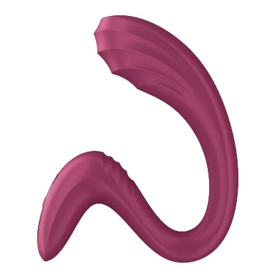 Вагінально-кліторальний вібратор Satisfyer G for Goddess 3 Wine Red (м'яте паковання)