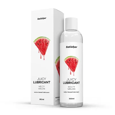 Лубрикант на водній основі Satisfyer Juicy Lubricant Melty Melon 300 мл (м'яте паковання)