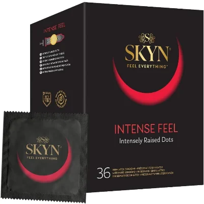 Безлатексні преміум-презервативи SKYN Intense Feel 36 шт (м'яте паковання)
