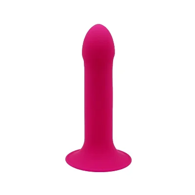Дилдо з присоскою Adrien Lastic Hitsens 2 Pink, відмінно для страпона, макс. діам. 4см, довж. 16,7см