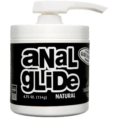 Анальна змазка на олійній основі Doc Johnson Anal Glide Natural (127 г) тривале ковзання