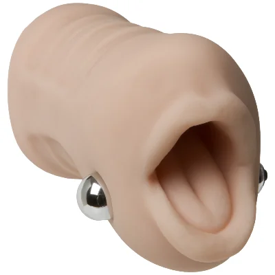 Вібромастурбатор ротик Doc Johnson Sasha Grey - Ultraskyn Vibrating Deep Throat Sucker