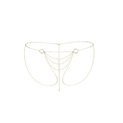 Ланцюжок-трусики Bijoux Indiscrets Magnifique Bikini Chain – Gold, прикраса для тіла